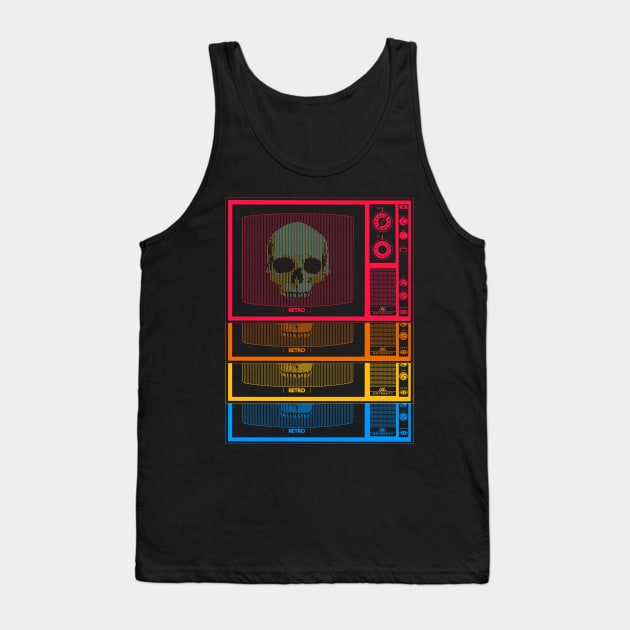 CRT or DIE Tank Top by SlothTee